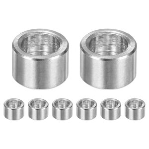 M METERXITY 8PCS M8 304�X�e�����X�X�`�[���X�y�[�T�[ 8mm ID x 12mm OD x 8mm l ���^���X�N�����[�X�^���h�I�t�u�b�V���O ��s�@�d�グ ���E���h�X�y�[�T�[ 304�X�e�����X�X�`�[�� �X�N�����[�{���g�p 