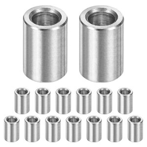 M METERXITY 15PCS M6 304�X�e�����X�X�`�[���X�y�[�T�[6mm ID x 10mm OD x 14mm l ���^���X�N�����[�X�^���h�I�t�u�b�V���O��s�@�d�グ���E���h�X�y�[�T�[304�X�e�����X�X�`�[���p�l�W�{���g�V���o�[