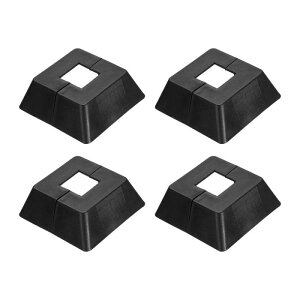 PATIKIL 4�Z�b�g�̃t�F���X�|�X�g�X�J�[�g 0.8 x 0.8�C���`�̃X�N�G�A�X�v���b�g�X�^�C���f�b�L�|�X�g�x�[�X�J�o�[�v���X�`�b�N�t�����W�x�[�X�V���[ �肷��t�F���X�K�i�肷��|�[�`�p�e