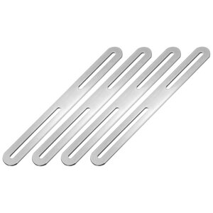 M METERXITY 4�p�b�N�̃V���O���X���b�g�t�������\�ȕ������f�B���O�v���[�g�T�|�[�g �ؐ��Ƌ�/�؍�PC�P�[�X�z���_�[�p��8.27x0.94�C���`�̃X�g���[�g���y�A�t�B�L�V���O�T�|�[�g�R�l�N�^�[[