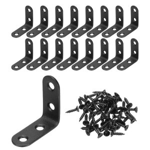 PATIKIL 16�� ����L���^�u ���P�b�g 40mm x 40mm�i1.6"x1.6"�j90�xL�u ���P�b�g�R�[�i�[�u���[�X �ؐ��I�Ƌ�p �l�W�t���R�[���h���[���X�`�[�� �E�p�}�E���g ��