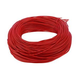 Partuto 1 Pcs 22AWGユニバーサルグラウンドワイヤーカーラジオ、自動車、カースピーカーパワーワイヤー完全絶縁&ソフトタッチジャケットTCレッド499FT