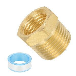 PATIKIL 1/4" N PTX x 3/8" N PTIX^JpCvp GALPKXp̃pCvRlN^kpA_v^[ PTFEe[vt - 1