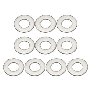 PATIKIL 5/8" ID x 1-1/3" OD �X�e�����X�X�`�[���t���b�g���b�V���[ 10�ۂ��������b�V���[���^�X�y�[�T�[ �l�W�{���g�i�b�g�A�\�[�g�����g