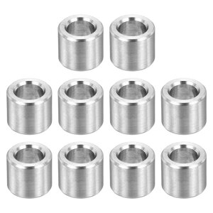 PATIKIL M6ステンレススペーサー 12個のメタルスペーサー6mm ID x 10mm OD x 9mm L スクリュースタンドオフ 1/4"またはM6スクリュー用