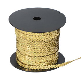 100ヤードフラットシーケンストリム、6mmパレットシーケンスストリングリボンロールスパングルフラットシーケンストリップ、クラフト装飾縫製衣装アクセサリー用、レーざーライト金