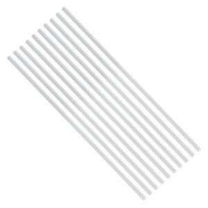 10個 3/16"(4.7mm) 直径 6061アルミニウム丸棒 12"(305mm) 長 アルミニウム実棒 産業用CNC DIYクラフト ロボティク ス シルバー