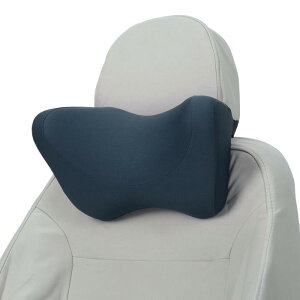 Motoforti 車用ヘッドレスト枕 エルゴノミック 快 適な首サポート枕 ポリエステル メモリーフォーム 調整可能な幅 ブルー 1個 運転 旅行