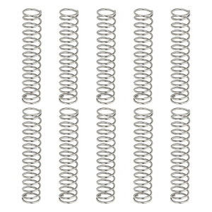 ���k�X�v�����O 10�Z�b�g ���a0.6mm×�O�a6mm×����30mm 304�X�e�����X�� �{�[���y���p���̓X�v�����O �C���p �V���o�[