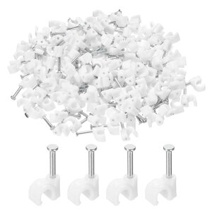 200�� �P�[�u�� �N���b�v 4mm �n�[�t �N�����v J�t�b�N �t�� �P�B �ۓB �Ǘp �P�[�u�� ���C�� �Œ� CAT6 RJ45 �C�[�T�l�b�g �^�b�N ���� PEX �z�� �T�|�[�g ���F