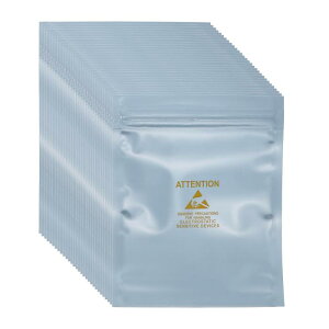 100������ �h�Ód�� 4.3×5.9 �ĕ��\ ESD�V�[���h�o�b�O ���x���t�� �n�[�h�h���C�u HDD S S D �d�q�@�� �}�U�[�{�[�h�p �V���o�[�O���[