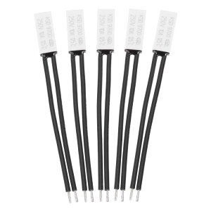 5�� KSD9700�T�[���X�^�b�g 125°C/257°F �m�[�}���N���[�Y���x�X�C�b�` �T�[�}���v���e�N�^�[ NC 10A 250V �v���X�`�b�N���x�R���g���[���[ �d�C�@�� ���[�^�[�@��p