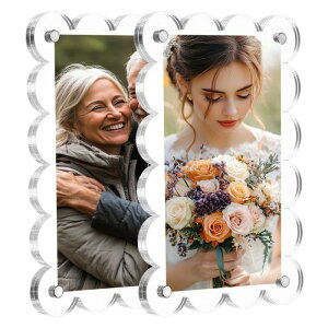 �A�N�����①�Ƀ}�O�l�b�g�t ���[�� 3.5×5.1�C���` �����g�^�X�N�G�A ���ʃ}�O�l�b�g�t�H�g�t ���[�� �x�m�t�C�����~�j�ʐ^�p 2�Z�b�g
