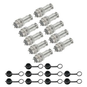 10�Z�b�g 2�s�� GX16 �q��R�l�N�^�[ 250V 15A 16mm �\�P�b�g ���^���T�[�L�����[�v���O �I�X���X�v���O�t�� �h���L���b�v�t�� �g���[���[�E�h���[���E�Y�Ƌ@��p �V���o�[
