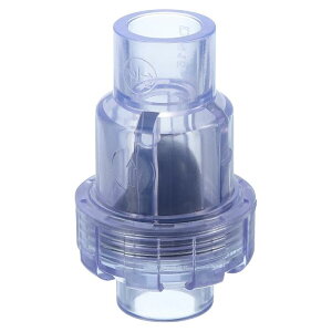 UPVC�t�~�� 20mm���a ���j�I�����t�~�� 1/2�C���`�O�a�p�C�v�p DN15 �X���b�v���X�C���O�^�C�v �t���h�~�� �N���A