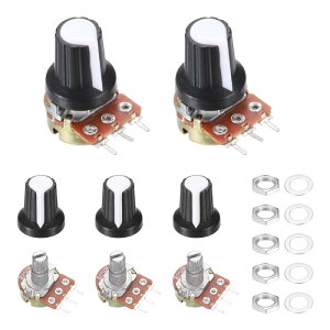 5���� WH-148 �|�e���V�����[�^ 3�s�� B250K±20% �I�[�� �����e�[�p�[ ��]���|�e���V�����[�^ XH2.54 �ϒ�R�� �|�e���V�����[�^ 5�v���X�`�b�N�m�u�t�� �I�[�f�B�I�@�� DIY�d�q�H��p