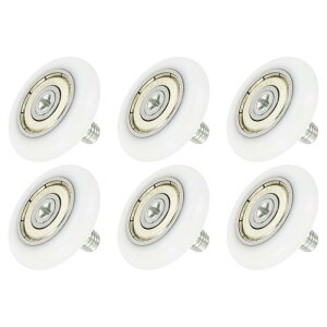 6�Z�b�g �����o�����[���[ 28mm×6mm �z�C�[�� 2mm�X�e�b�v �i�C�����x�A�����O���[���[ M6×10mm�l�W �z���C�g ���p�X���C�h�h�A�ݕ������ԃK�C�h�����p�ԗ�