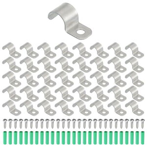 60���荄���p�C�v�X�g���b�v 3/8�C���`(10mm)�P�[�u���Ή� 304�X�e�����X�|��U�`�X�g���b�v�N�����v �����z�[���݌v �R���W�b�g/���C���[/�R�[�h/�z�ǌŒ�p