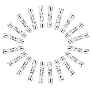 20�� �Z���~�b�N �J�[�g���b�W �q���[�Y 2A 500V 6x30mm ���f �q���[�Y �A���v �ȃG�l �����v �o���X�g �p