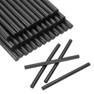 30本入りミニグルースティック 0.3インチ×3.9インチ 強粘着 ホットグルーがン用スティック ホットメルト…