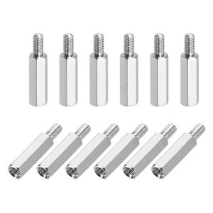 �Z�p�X�y�[�T�[�˂� M3x16mm+6mm �I�X���X�l�W �^�J�j�b�P�����b�L �}�U�[�{�[�h�X�^���h�I�t �X�y�[�T�[�s���[ PCB��� FPV�N�A�b�h�R�v�^�[�h���[�� DIY�p 12����