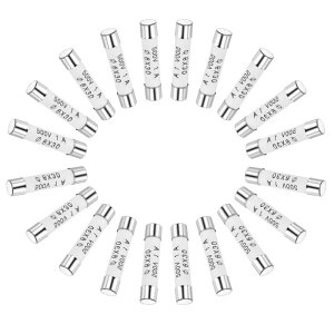 20�Z�b�g �Z���~�b�N�J�[�g���b�W�q���[�Y 1A 500V 6x30mm �d�C�@��p�����q���[�Y �A���v�E�ȃG�l�����v�E�����p�����q���[�Y
