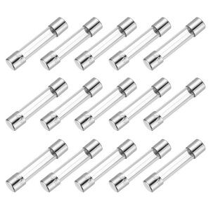 1A 250V 5x20mm �^�C���f�B���[ �K���X �q���[�Y UL�F�� �X���[�u���[ �q���[�Y �Ɠd�p (15����)