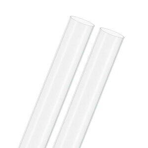 M METERXITY 2�p�b�N�̃N���A�v���X�`�b�N�`���[�u 22mm[0.87"] ID x 24mm[0.94"] OD ���Ռ������|���J�[�{�l�[�g�ۃp�C�v ������/�Ɩ�/������/�͌^�p �v���X�`�b�N�`���[�r���O [305mm/12IN]