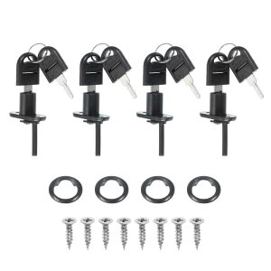 PATIKIL 4�Z�b�g ���o�����b�N ���t�� 16mm(5/8") �t�@�C���L���r�l�b�g���b�N �L�[�Ⴂ �|�����b�N�V�����_�[ �f�X�N���b�N �I�t�B�X ���[�h���[�u ���b�J�[ �V���[�P�[�X�p �u���b�N **Descripti