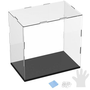 M METERXITY 1�p�b�N�̃A�N�����f�B�X�v���C�P�[�X 9.8x5.9x9.8�C���`/25x15x25cm�̃A�N�����N���A�f�B�X�v���C�P�[�X�{�b�N�X �R���N�V�����p�̍����ؐ��x�[�X�t�� �h�o�V���[�P�[�X[�� �N���A]