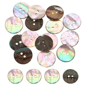 20�� ���� �V�R �L �{�^�� 18mm 2�� �ی^ �V�F�� �N���t�g �ٖD �{�^�� �R�[�g �V���c �ߗ� DIY �v���W�F�N�g �p �f�R���[�V���� �A�N�Z�T���[ ���R �F