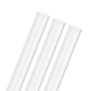 M METERXITY 3�p�b�N�̃N���A�v���X�`�b�N�`���[�u 16mm[0.63"] ID x 19mm[0.75"] OD ���Ռ������|���J�[�{�l�[�g���E���h�p�C�v ������/�Ɩ�/������/�͌^�p �v���X�`�b�N�`���[�r���O [305mm/12IN]