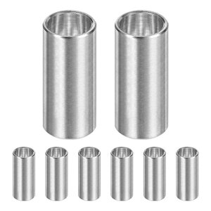 M METERXITY 8PCS M8 304�X�e�����X�X�`�[���X�y�[�T�[ 8mm ID x 10mm OD x 22mm l ���^���X�N�����[�X�^���h�I�t�u�b�V���O ��s�@�d�グ ���E���h�X�y�[�T�[ 304�X�e�����X�X�`�[�� �X�N�����[�{���g�p 