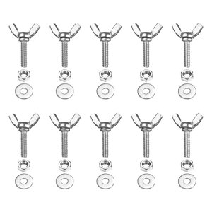 PATIKIL M4-0.7 x 16 mm �E�B���O�o�^�t���C�X�N�����[10�� 304�X�e�����X�X�`�[���E�B���O�i�b�g����у{���g�}�V���t�@�X�i�[�T���n���h�X�N�����[�d�q�@��DIY�c�[���p�V���o�[