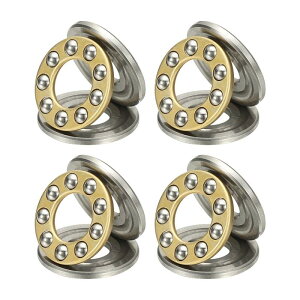 PATIKIL �X���X�g�{�[���x�A�����O 7x17x6 mm 4�� �N�����| �~�j�`���A�P�񃍁[���[ �~�j�`���A�{�[���x�A�����O �R���x�A�V�X�e�� �}�V���c�[�� �V���o�[
