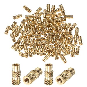 M METERXITY 150�p�b�N�̃l�W���݃C���T�[�g M2 x 8mm x 3.5mm�^�J�������m�u���g���b�N�i�b�g �v���X�`�b�N/DIY 3D�v�����g�R���|�[�l���g�p�̐^�J�q�[�g�Z�b�g�C���T�[�g���ߍ��݃i�b�g