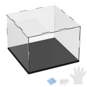 M METERXITY 1�p�b�N�̃A�N�����f�B�X�v���C�P�[�X 7.9x7.9x5.9�C���`/20x20x15cm�̃A�N�����N���A�f�B�X�v���C�P�[�X�{�b�N�X �R���N�V�����p�̍����ؐ��x�[�X�t�� �h�o�V���[�P�[�X[�� �N���A]