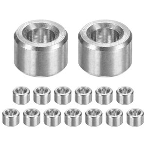 M METERXITY 15PCS M3 304�X�e�����X�X�`�[���X�y�[�T�[3 mm ID x 6mm OD x 4mm l ���^���X�N�����[�X�^���h�I�t�u�b�V���O��s�@�d�グ���E���h�X�y�[�T�[304�X�e�����X�X�`�[���p�l�W�{���g�V���o�[