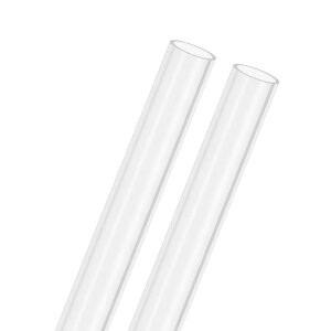 M METERXITY 2�p�b�N�̃N���A�v���X�`�b�N�`���[�u 11mm[0.43"]���ax 13 mm[0.51"]�O�a�̍��Ռ������|���J�[�{�l�[�g�ۃp�C�v ������/�Ɩ�/������/�͌^�p �v���X�`�b�N�`���[�r���O[305mm/12IN]