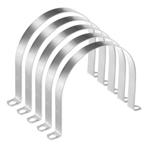 M METERXITY 5�p�b�N�̃R���W�b�g�N�����v�A5-7/8�C���`304�X�e�����X�X�`�[�������p�C�v�X�g���b�vM150 U�T�|�[�g�p�C�v�N�����v�A�z��/�R���W�b�g/���C��/�p�C�v�p��2�̌��t���A�w�r�[�f���[