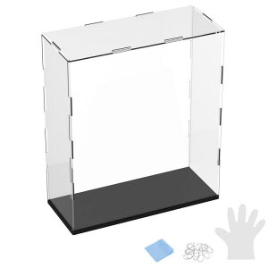 M METERXITY 1�p�b�N�̃A�N�����f�B�X�v���C�P�[�X 9.8x3.9x11.8�C���`/25x10x30cm�̃A�N�����N���A�f�B�X�v���C�P�[�X�{�b�N�X �R���N�V�����p�̍����ؐ��x�[�X�t�� �h�o�V���[�P�[�X[�� �N���A]