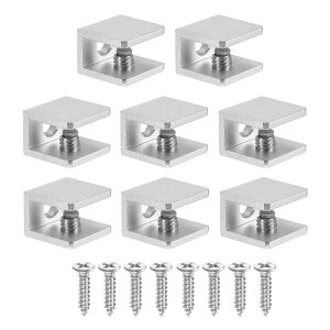 PATIKIL 8�Z�b�g �����\�Ȗ��g�K���X�I�u ���P�b�g 6-8 mm �V�����[�K���X�N�����v�N���b�v �Ǌ|�����������N�����v�z���_�[ �Ǘp�E�b�h�V�����[�A�N�����I�u ���V�d�グ �V���o�[