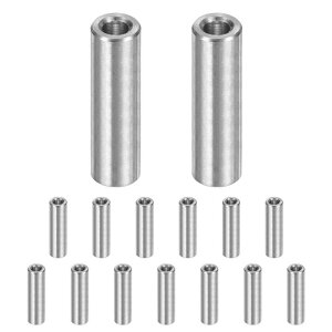 M METERXITY 15��M3 304�X�e�����X�X�`�[���X�y�[�T�[3 mm ID x 6mm OD x 20mm l ���^���X�N�����[�X�^���h�I�t�u�b�V���O��s�@�d�グ���E���h�X�y�[�T�[304�X�e�����X�X�`�[���p�l�W�{���g�V���o�[