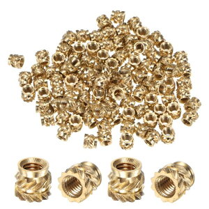 M METERXITY 150�p�b�N�̃l�W���݃C���T�[�g M3 x 4.5mm x 5mm�^�J�������m�u���g���b�N�i�b�g �v���X�`�b�N/DIY 3D�v�����g�R���|�[�l���g�p�^�J�q�[�g�Z�b�g�C���T�[�g���ߍ��݃i�b�g