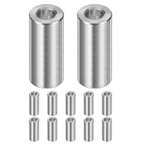 M METERXITY 12PCS M6 304�X�e�����X�X�`�[���X�y�[�T�[6mm ID x 12mm OD x 25mm l ���^���X�N�����[�X�^���h�I�t�u�b�V���O��s�@�d�グ���E���h�X�y�[�T�[304�X�e�����X�X�`�[���p�l�W�{���g�V���o�[