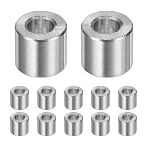 M METERXITY 12PCS M6 304�X�e�����X�X�`�[���X�y�[�T�[6mm ID x 12mm OD x 10mm l ���^���X�N�����[�X�^���h�I�t�u�b�V���O��s�@�d�グ���E���h�X�y�[�T�[304�X�e�����X�X�`�[���p�l�W�{���g�A�V���o