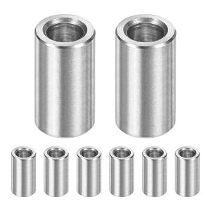 M METERXITY 8PCS M6 304�X�e�����X�X�`�[���X�y�[�T�[ 6mm ID x 10mm OD x 18mm l ���^���X�N�����[�X�^���h�I�t�u�b�V���O ��s�@�d�グ ���E���h�X�y�[�T�[ 304�X�e�����X�X�`�[�� �X�N�����[�{���g�p 