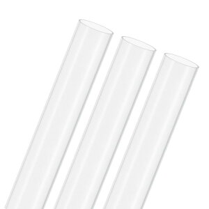 M METERXITY 3�p�b�N�̃N���A�v���X�`�b�N�`���[�u 22mm[0.87"] ID x 24mm[0.94"] OD ���Ռ������|���J�[�{�l�[�g�ۃp�C�v ������/�Ɩ�/������/�͌^�p �v���X�`�b�N�`���[�r���O [305mm/12IN]