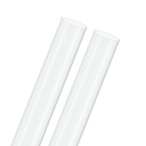 M METERXITY 2�p�b�N�̃N���A�v���X�`�b�N�`���[�u 30mm[1.18"] ID x 32mm[1.26"] OD ���Ռ������|���J�[�{�l�[�g���E���h�p�C�v ������/�Ɩ�/������/�͌^�p �v���X�`�b�N�`���[�r���O [245mm/10IN]