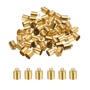 M METERXITY 50�p�b�N�̃^�b�Z���R�[�h�G���h�L���b�v 8mm ID�����O���[�C�����U�[�o�P�b�g�g�R�G���h�`�b�v�r�[�Y�L���b�v ��΃��C�L���O/�u���X���b�g/DIY�y���_���g �R�[�h�I�[�q[���C�g��]